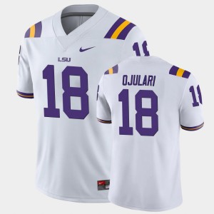 Men's BJ Ojulari White LSU Tigers #18 Game Jersey 412190-407