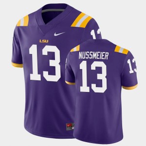 Men's Garrett Nussmeier Purple LSU Tigers #13 Game Jersey 624088-966