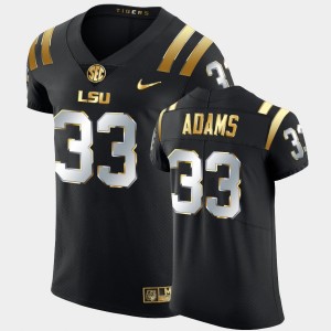Men's Jamal Adams Black LSU Tigers #33 Golden Edition Elite Jersey 897713-841
