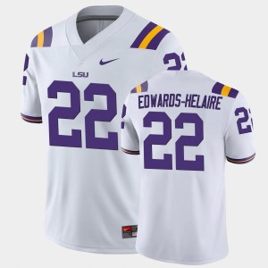 Men's Clyde Edwards-Helaire White LSU Tigers #22 College Football Game Jersey 976065-762