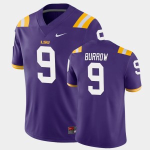 Men's Joe Burrow Purple LSU Tigers #9 Game College Football Jersey 104709-951