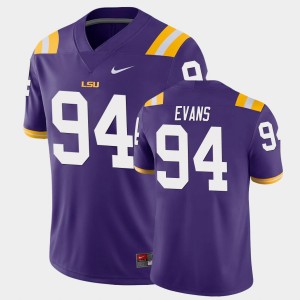 Men's Joseph Evans Purple LSU Tigers #94 Game College Football Jersey 728940-700