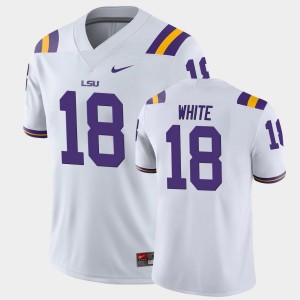 Men's Tre'Davious White White LSU Tigers #18 College Football Game Jersey 644535-574