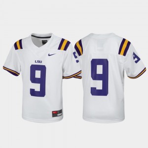 Youth White LSU Tigers #9 Untouchable Football Jersey 430715-425